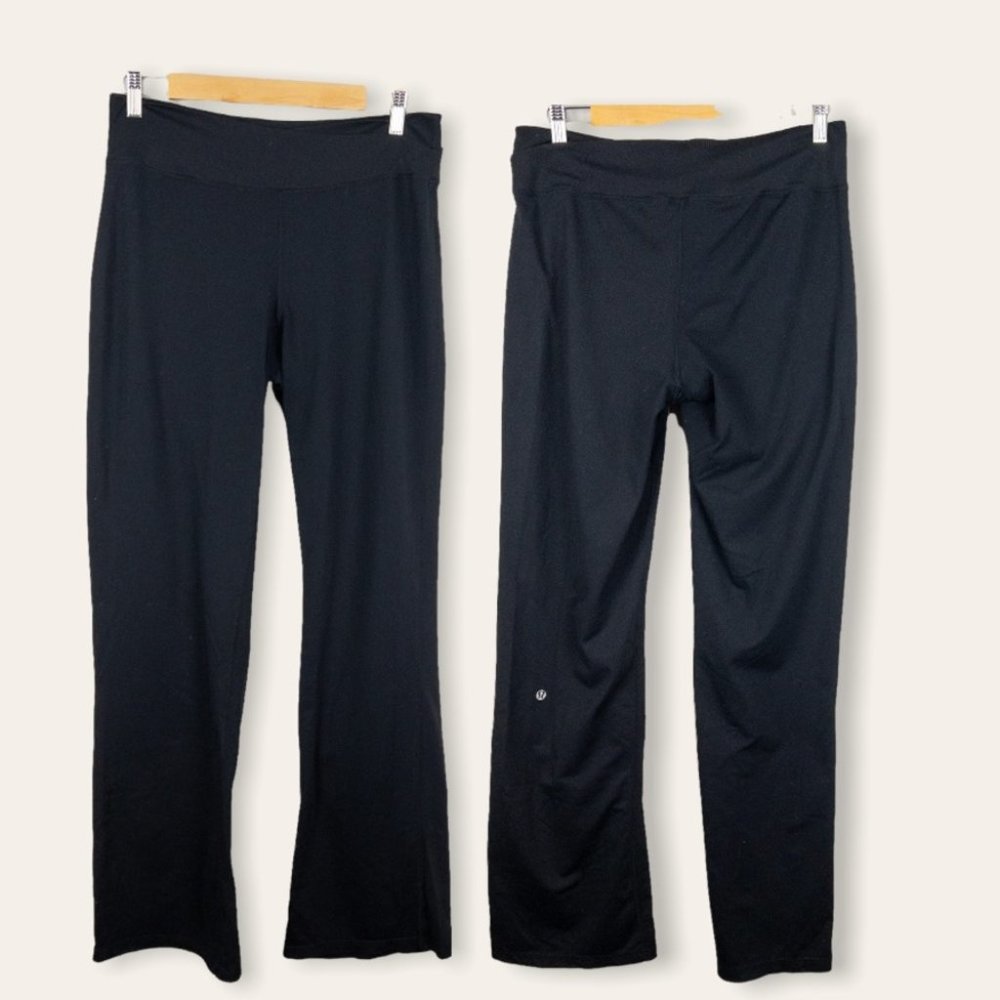 Lululemon Black Straight Leg Pants - Size 12